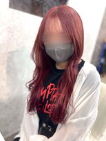 ラビス(Lovis)&nbsp;前髪カタログ／アンブレラカラー／こなれミディ/イメチェンヘア