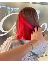 ヘアースペースブルーム ヒーロー 園田店(HAIR SPACE BLOOM hero) 【園田/インナーカラー】白髪ぼかしカラー