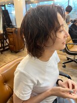 テテコケット(tete coquette)&nbsp;３０代から６０代に人気。カジュアルボブにニュアンスパーマ