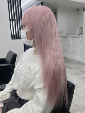 レブ 心斎橋(REV.) 前髪/アンブレラカラー/こなれミディ/イメチェン/ウェーブパーマ