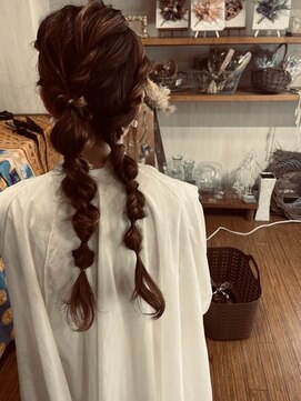 江美化粧室 ヘアーセット