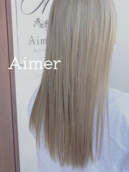 エメ(Aimer)の写真/【駒川中野】色んなカラーがお手頃価格で叶う！ダメージレス/白髪染め/外国人風アディクシーカラー