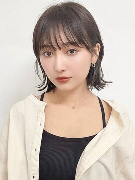 コードライン 松江学園店(CODE.LINE) 《CODE.LINE》透け感カラー×くびれボブ