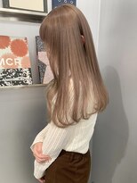 ペレ 梅田(PELE) ホワイトグレージュ/デジタルパーマ/チェリーブラウン/梅田