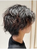 波巻きパーマ