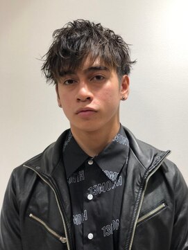 ワークス 下北沢(WORKS) スリークショートサイドグラデーションくせ毛風パーマ【下北沢】