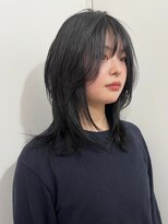 デート 下北沢(DATE)&nbsp;デザインカラーY2Kヘア顔周りレイヤーカットインナーカラー韓国