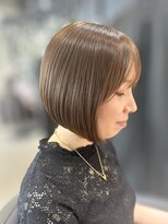 ワン バイ ジエクト(One by The Ect)&nbsp;【似合わせボブ】くすみベージュ/髪質改善カラー/刈り上げボブ