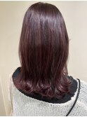 ルビーピンク,艶カラー,ブリーチ無しカラー【草加】