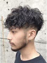 フィフス 原宿(fifth) 原宿ツイストスパイラルパーマメンズカットマレットヘア30代緩め