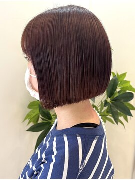 ナンブスカイ(nambu-SKY) ぷつっとボブ×チェリーピンク