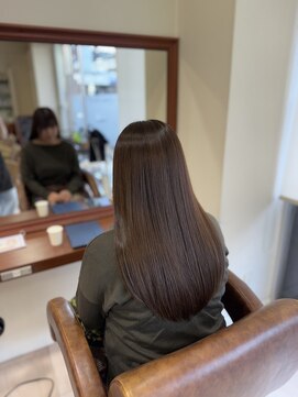 美容室ステラ　坂戸駅前店 ロング×グレージュ