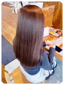 シエル ヘアーズ ボウ グループ(Ciel hairs beau gloup) 艶髪チェスナットロング