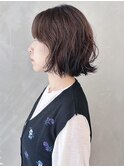 ＊外ハネボブフレンチボブおしゃれパーマボブカーリーボブ30代