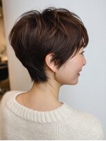 アブニール 柏東口店(AVENIR)&nbsp;ダークパープル/ナチュラルショート/夏のヘアアレンジ/柏