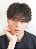 シースルーマッシュ×シャドウパーマ×フェザーパーマ