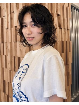 ジグ(JIG)の写真/完全マンツーマンで創る再現性のあるボブ・レイヤー・抜け感パーマでキメすぎない“なんかいい”髪へ