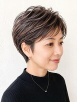 アトラスサロン 札幌大通り(Atras.salon)&nbsp;札幌/髪質改善/極細ハイライト☆大人の上品立体感ショート