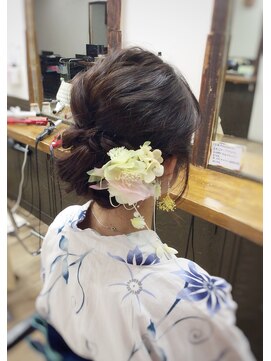 グレースモア(Grace More) （久留米／西原）ゆかたアップスタイル