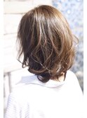 20代30代40代50代ラウンドCカーブカット×小顔ひし形ラフ内巻き