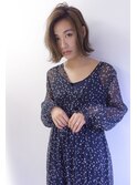 【Emuest心斎橋】切りっぱなし×外はねボブ×センターパート