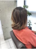 白髪を活かすハイライト