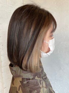 ベルビアンカ(Belle BIANCA) Belle BIANCA 隠せる バレない インナーカラーベージュ by.Tomoe