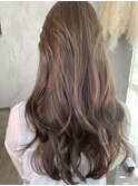 ■ハイライト、ベージュブラウン