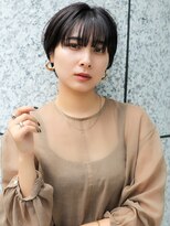 イオエ(ioe)&nbsp;イメチェン/外ハネボブ/ワイドバング/ブルーブラック/美髪