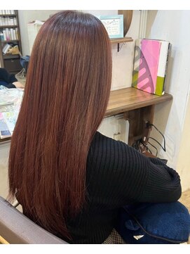 リッカヘアー(Ricca hair) 20代30代40代大人可愛いストレートロングモカブラウン