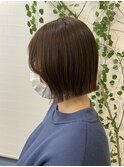 切りっぱなしボブ