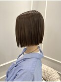 銀座　　切りっぱなし　ストレート　ミニボブ