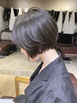 ヴァンクシー バイ ルナ(VANKCY by Luna) ホワイトグレージュ ミニウルフ チェリーブラウン 向ケ丘遊園