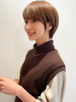 マイラ 銀座(myla)&nbsp;横顔マッシュ切りっぱなしボブ美髪エアリーロングピンクブラウン