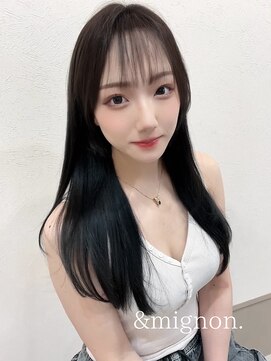 ミニョン(& mignon) アッシュブラック