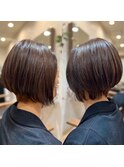 柏　ショートボブ