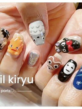 ヘアー サロン 氣流(Hair Salon) キャラクターネイル