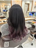 ナチュラルピンクラベンダーグラデーションRaffuneYokohama Fuku