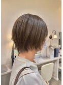 ナチュラルベージュショート bob