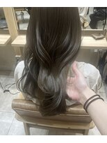 ルーチェヘアー&nbsp;【竹本佳奈指名限定】柔らかいレイヤースタイル/オリーブカラー