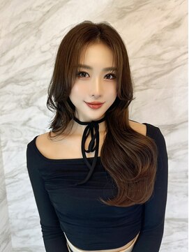 ロンド フィーユ(Lond fille) 2Wayバングも可能☆"中華美女ワンホンヘア"×モカカラー