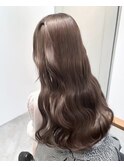 髪質改善縮毛矯正×大人ガーリーカラー