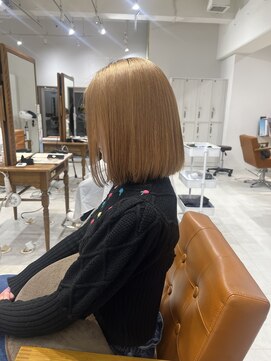 ネイロ 錦糸町(NeiRo) 魅力倍増カールセミディシアーカラーダークアッシュショートヘア