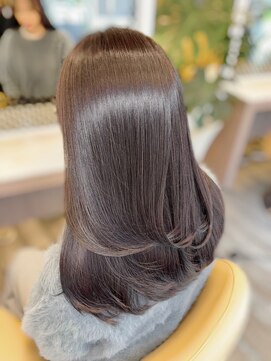 アロン(Allons Ginza) レイヤーミディアムロング