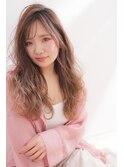 ラベンダーミルクティー刈り上げマッシュショートくすみベージュ