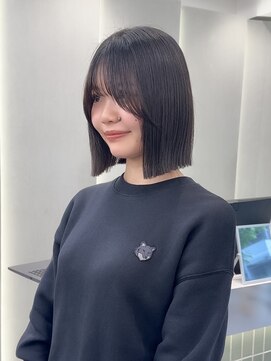 ロンド ブランシュ 錦糸町北口(Lond blanche) ミニウルフレイヤーカット顔周り前髪韓国ショートボブ/錦糸町