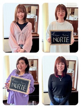 ヘアーサロン ノルテ(Hair Salon NORTE)の写真/年齢やライフスタイルに寄り添う、女性目線のカウンセリング◎上質なヘアケアで心まで軽くなる。