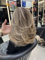 ラピス 渋谷本店(Lapis)&nbsp;バタフライレイヤーカット/髪質改善/外国人風/ミルクティー