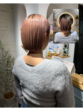 ラフヘアーアンドライフ 所沢東口店(LAF Hair&Life) 切りっぱなしボブ