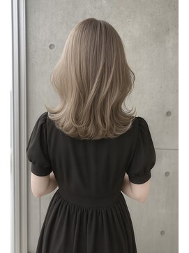 エル(LE) 【LE】美髪レイヤー/顔まわりレイヤー/くびれミディアムレイヤー